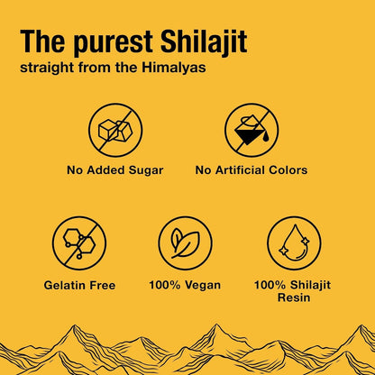 Gomitas de shilajit puro de Arete